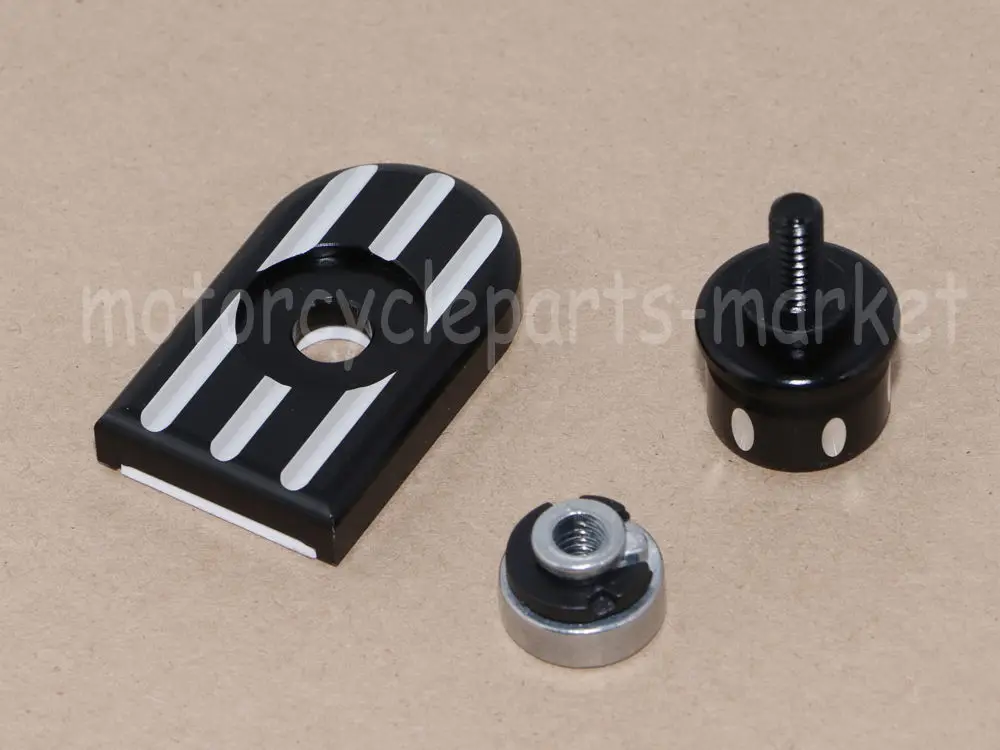 Заднего сиденья мотоцикла болт Tab Винт Ручка монтирования гайка крышки для Harley