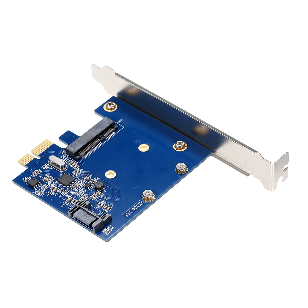 PCIe к MSATA SSD и SATA3.0 комбинированный контроллер расширения карты конвертер для ПК