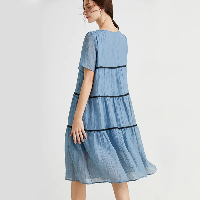 Vestido de fiesta de talla grande para mujer, vestido de noche Formal, ceñido, de cintura alta, con volantes rosas, Sexy, elegante, para verano, 2021