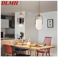 dlmh nordic creative pendant light contemporary simple led lamps fixtures for home dining room