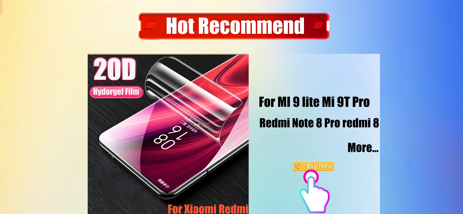20D Гидрогелевая пленка для Xiaomi mi 9 SE mi 8 Lite A2 mi 9 mi 8 mi x 2 2 S mi x 3 A1 Защитная пленка для экрана для Red mi 7 ультратонкая HD пленка