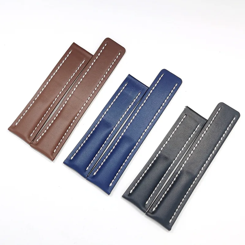 

20 mm 22mm 24mm Genuine Leather Watchband Wristband For Breitling Watch Strap Avenger Belt Navitimer Bracelet DIY Replace