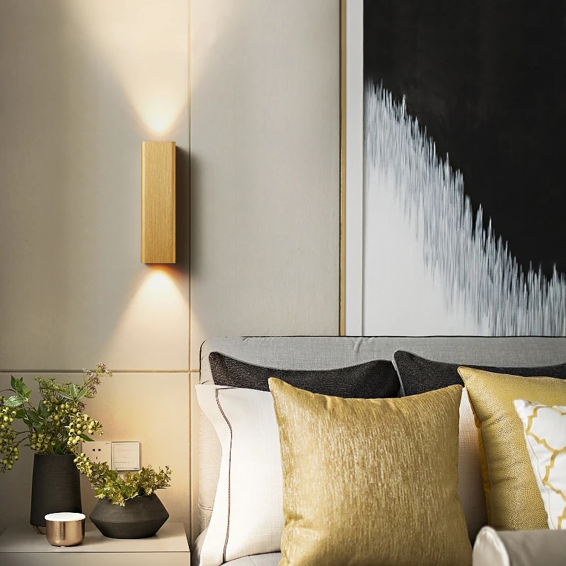 Настенный светодиодный светильник Cube COB для помещений современное домашнее