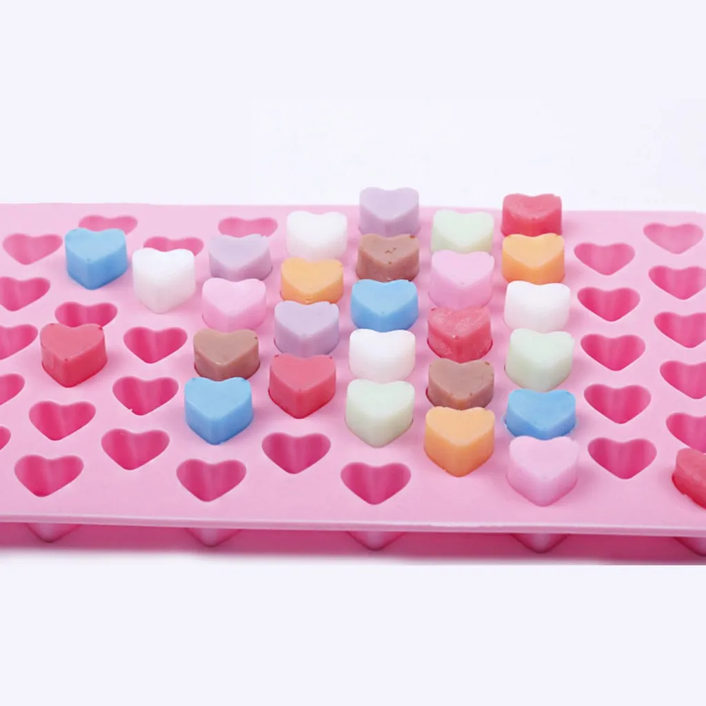 Новая силиконовая форма в форме сердца для печенья, торта, шоколада, льда, мыла 3D 5 шт., форма для кухни, столовой и бара