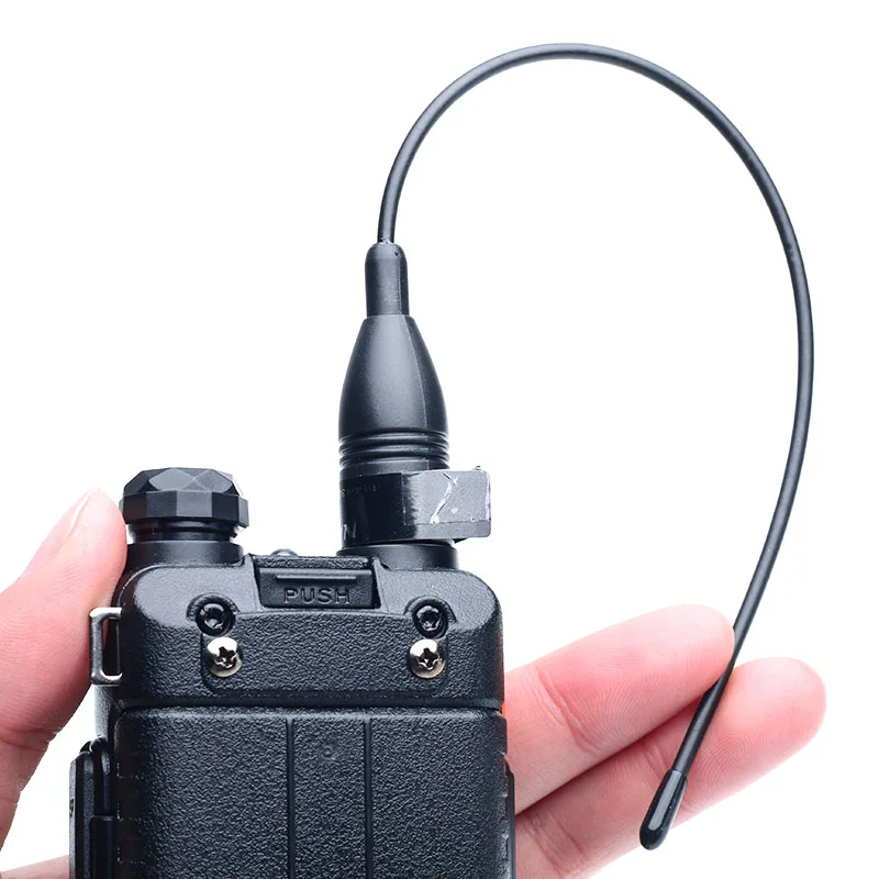 

OPPXUN For Baofeng Walkie Talkie NA666 Raido Gain Antenna Dual Band UHF VHF Portable Radio UV-5R/5RE/82 BF-888S Soft Antenna