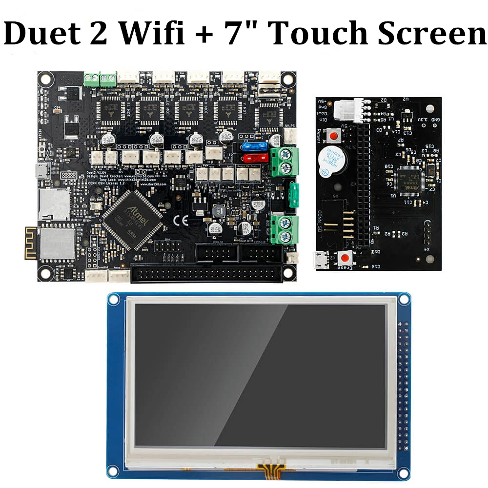 Duet 2 Wifi V1.04 материнская плата Cloned Duet2 Reprap прошивка и мощная 32 битная + 7 &quotпанель из