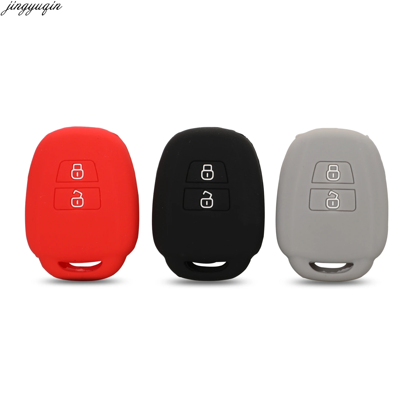 2 кнопки дистанционного силиконовый чехол для ключей от машины оболочка Крышка