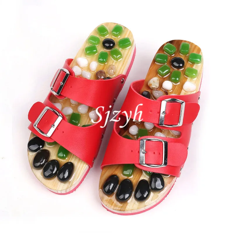 

Массажные шлепанцы для мужчин и женщин, сандалии с каменным узором, модная обувь для дома, дизайнерские тапочки для пар, лето