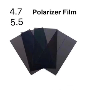 50pcs lcd polarizer film for iphone 8 7 6 6s plus 5s 5g 5c front lcd screen 4 7 5 5 inch polarization polarized light film parts free global shipping
