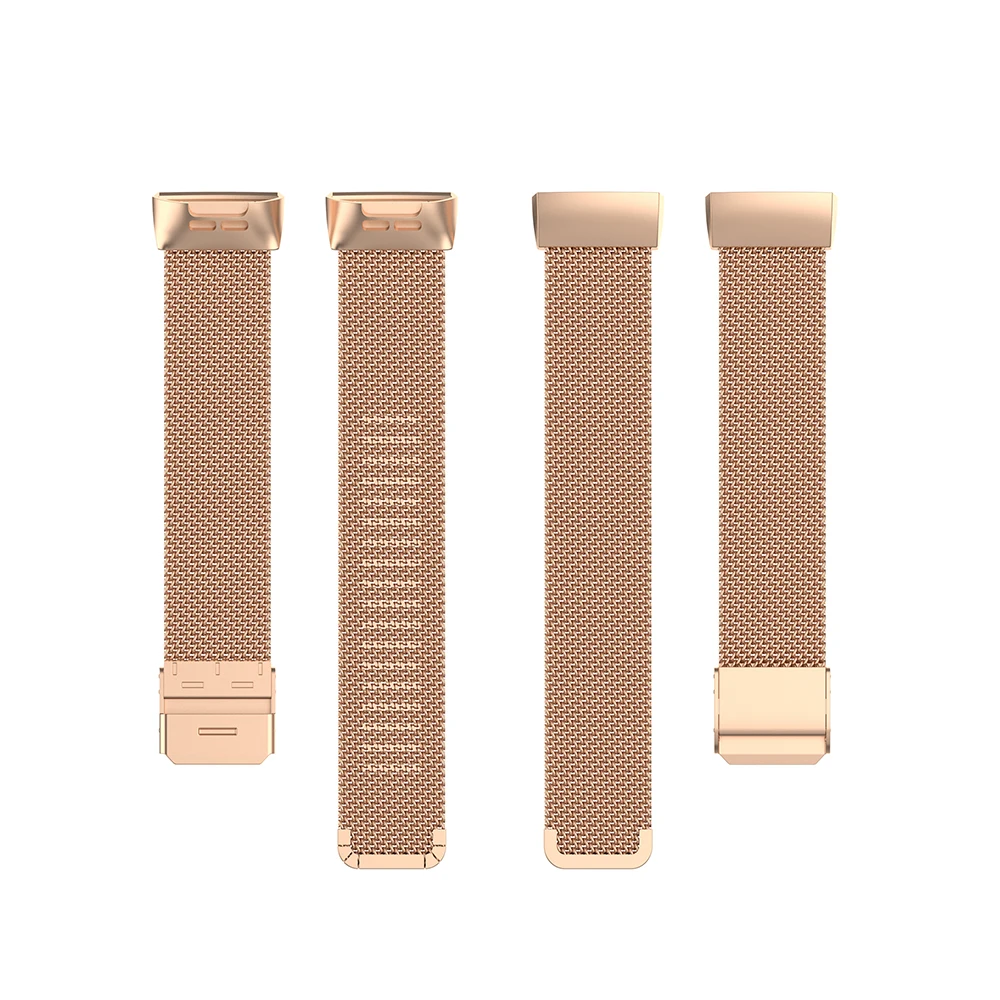 

Metal Bands for Fitbit Charge 4/Charge 3/Charge 3 SE Strap Stainless Steel Mesh Watchband Replacement Accessories Bracelet Strap