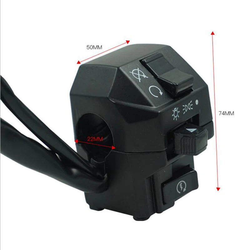 Универсальный мотоциклетный переключатель MOTERCROSS 22 мм для модели ZH125 HJ 8 руль