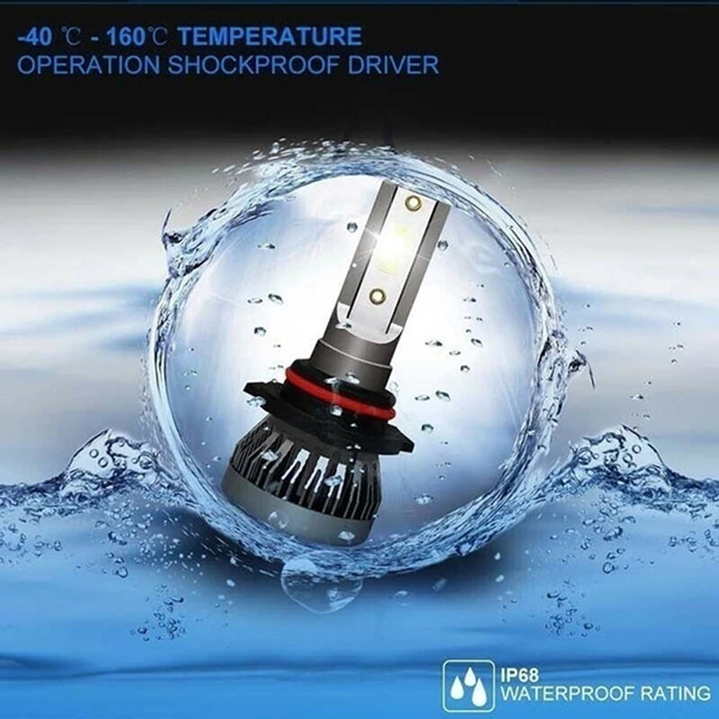 

2PCS Car Haedlight H4 H7 H1 LED H8 H9 H11 6500K Auto fog Light 12V LED Bulb 9005 9006 LED car light