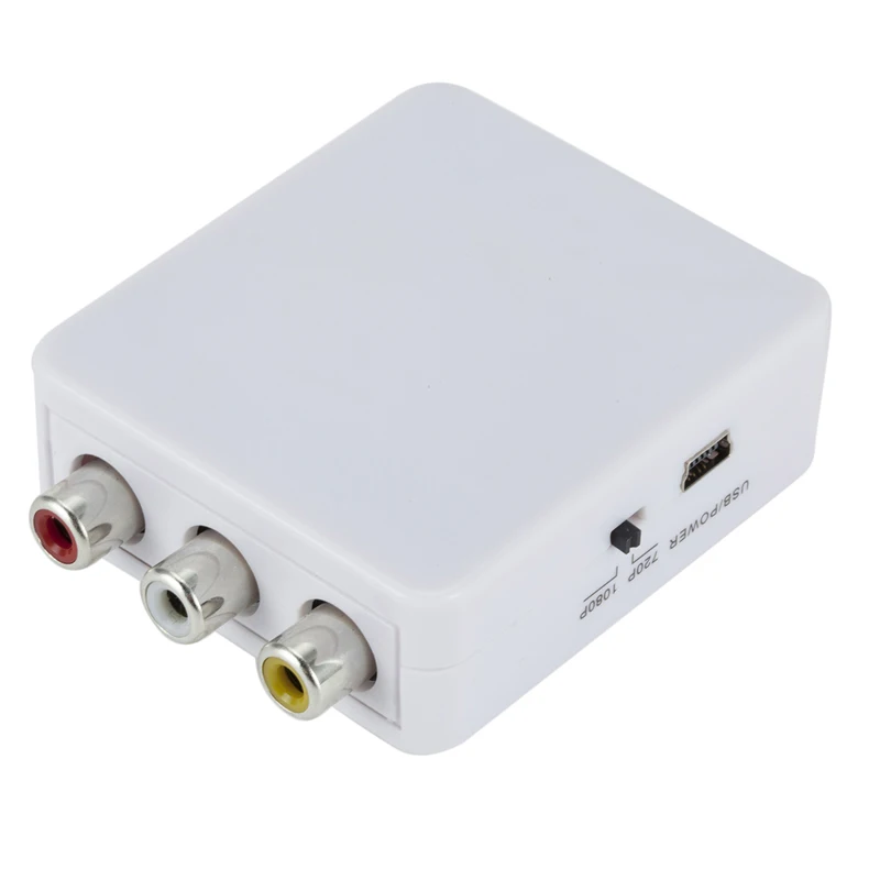 Мини адаптер AV2HDMI AV RCA HDMI Full HD 1080P 60 Гц| |