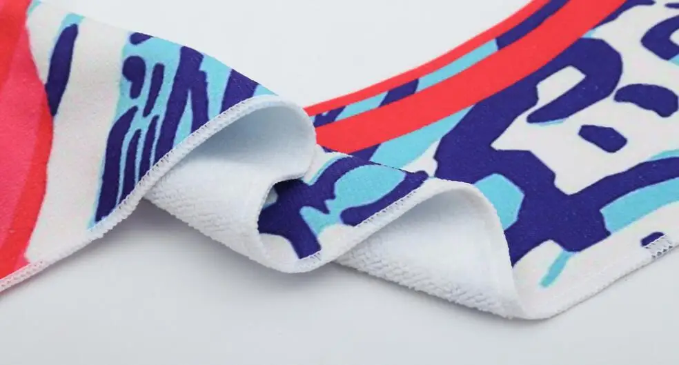 Быстросохнущее банное полотенце с мультяшным рисунком для взрослых и детей