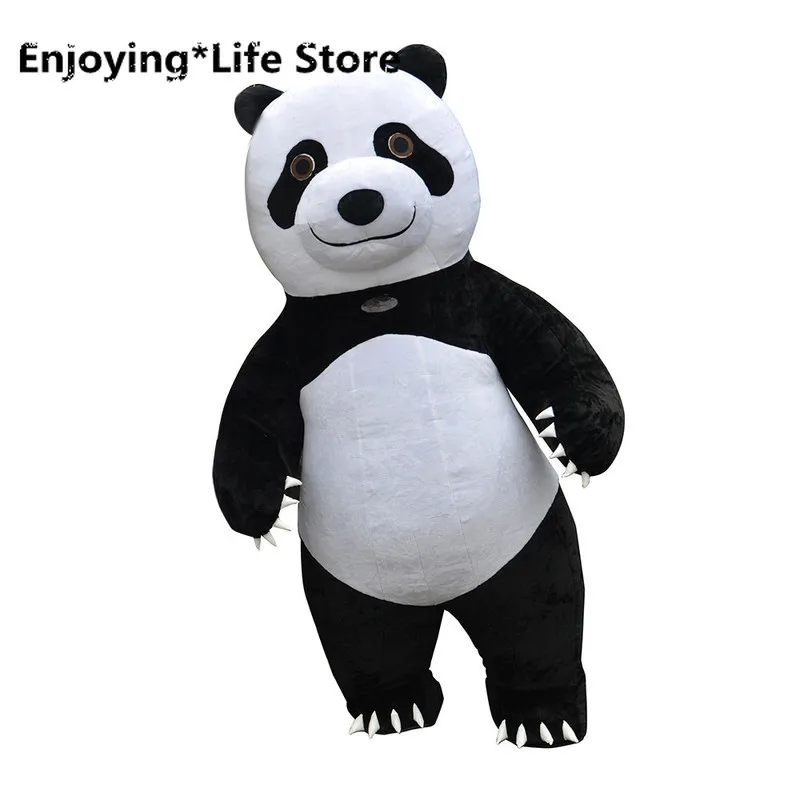 

Polar Bear Panda Mask Inflatable Mascot Costume Party Dress Outfits Advertising Promotion Carnival Halloween Xmas Easter Adults