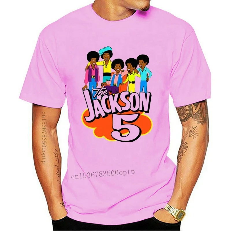 

Мужская хлопковая футболка The Jackson 5 Pop band