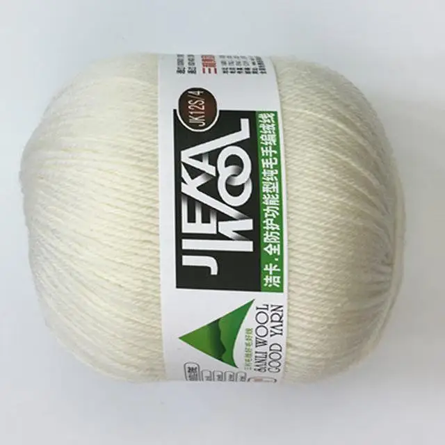milky 500 г шерстяная пряжа монгольская мягкая кашемировая пряжа ручная вязка крючком пряжа для шарфа детская вязаная пряжа лучшего качества AQ312 - Цвет: milky