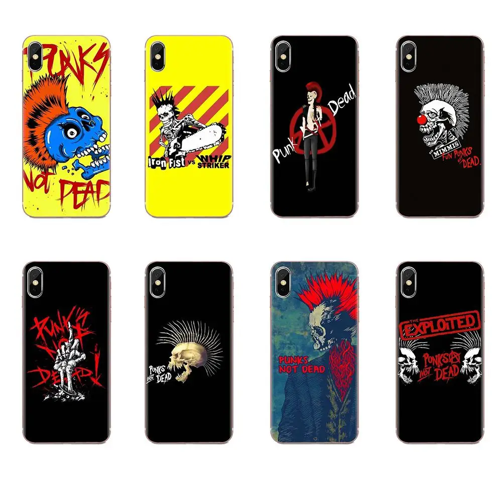 Punks Not Dead для Xiaomi CC9 CC9E Mi 3 4 4i 5 5S 6 6X 8 9 SE Play Plus Pro Lite A1 Mix 2 Note мягкие чехлы из ТПУ на