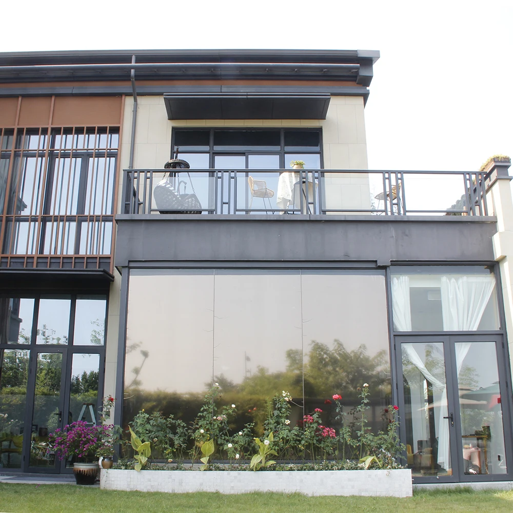 Светоотражающая оконная пленка Sunice серебристая и бронзовая односторонняя