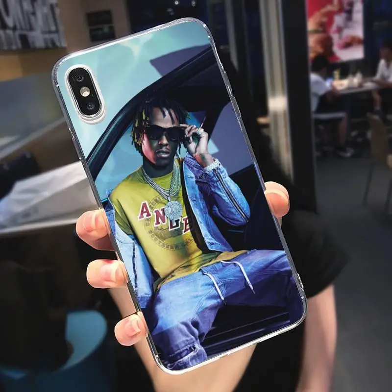 

Rich The Kid American Rapper Phone Case Transparent soft For iphone 5 5s 5c se 6 6s 7 8 11 12 plus mini x xs xr pro max