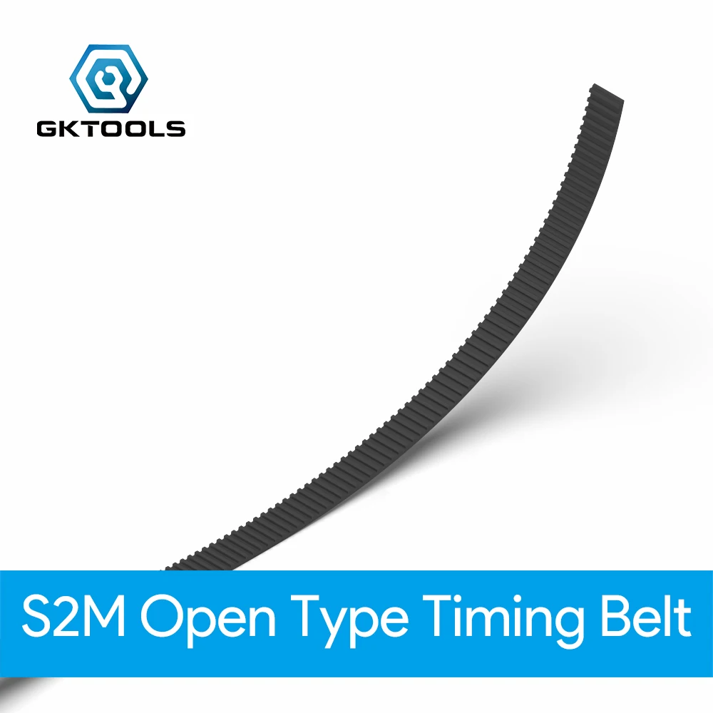 GKTOOLS S2M-Open Ремень ГРМ 6 мм ширина неопрена с стекловолокном для 3d принтера и гравера