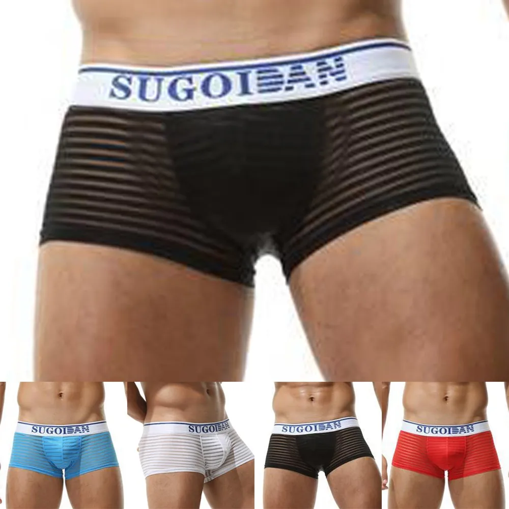 

Men's Panties Male Underpants Sheer Mesh Pouch Underwear Panties Underpants Boxers Men's Panties Sexy Lingerie A40