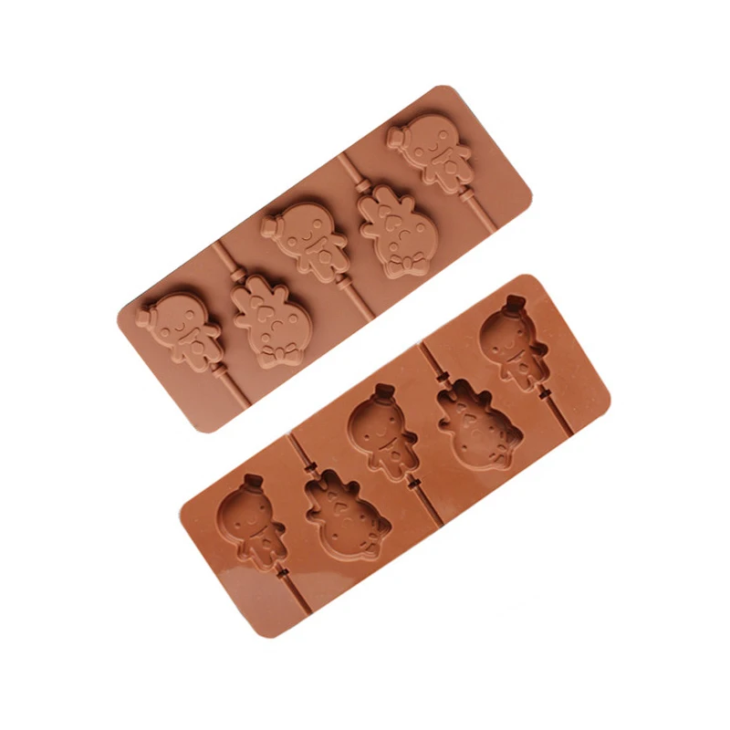 Силиконовая форма Снеговик для украшения торта 6 дюймов