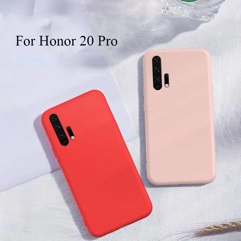 Чехол для Honor 20 s роскошный мягкий жидкий силиконовый резиновый полный защитный