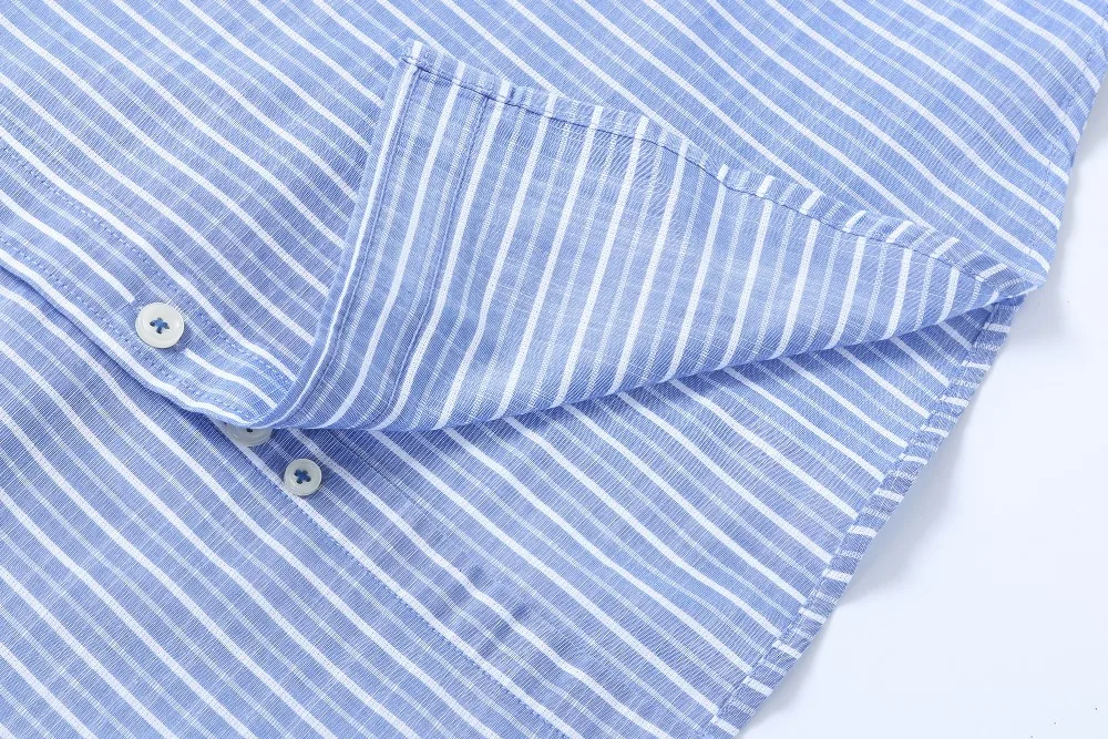 

size 8XL 9XL 10XL Plus new style short men brand clothing fashion striped male top quality cotton casual shirt