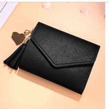 Tassel Wallet Women Fashion Purse Female Short Mini Wallets Korean Students Lovely Purse Female Small Wallet for Women