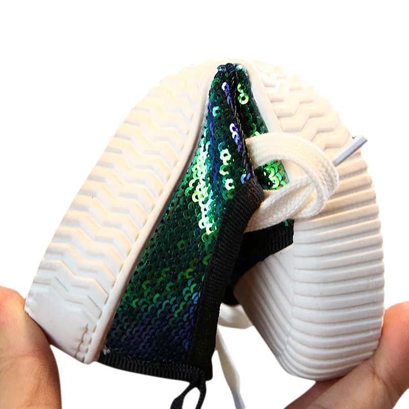 

Baby Shoes Fashion Breathable Anti-Slip Sequin Sneakers Soft Soled Casual Shoes