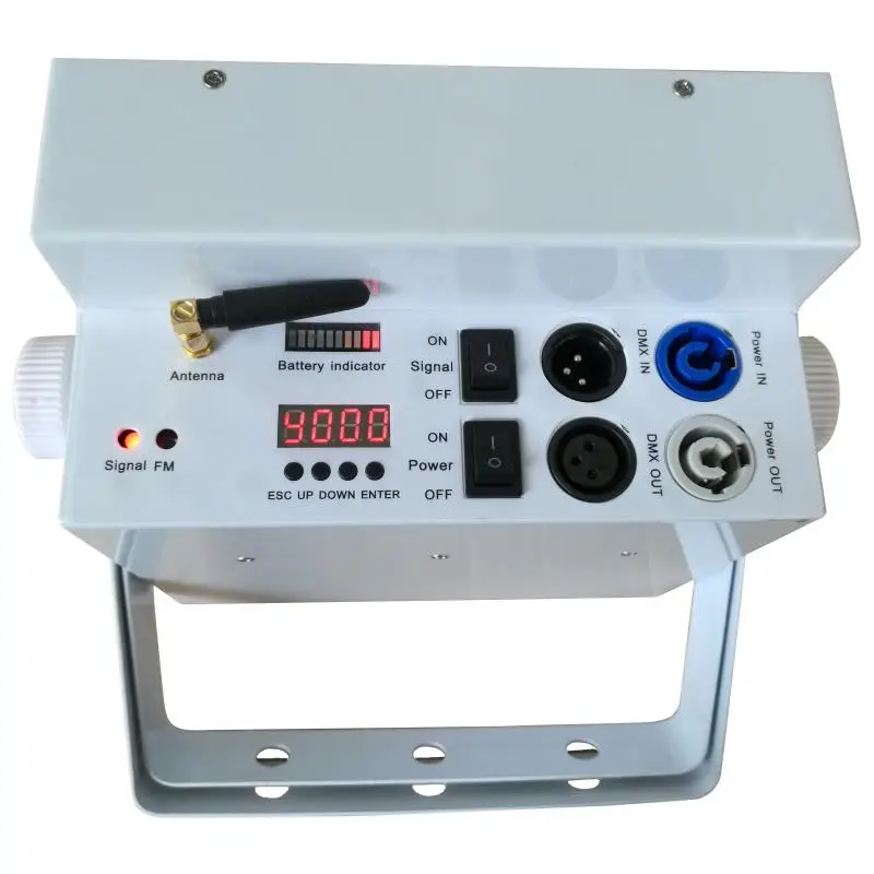 8pcs with charging road case led battery wireless par light club lighting wash effect wedding lights white/black | Лампы и освещение