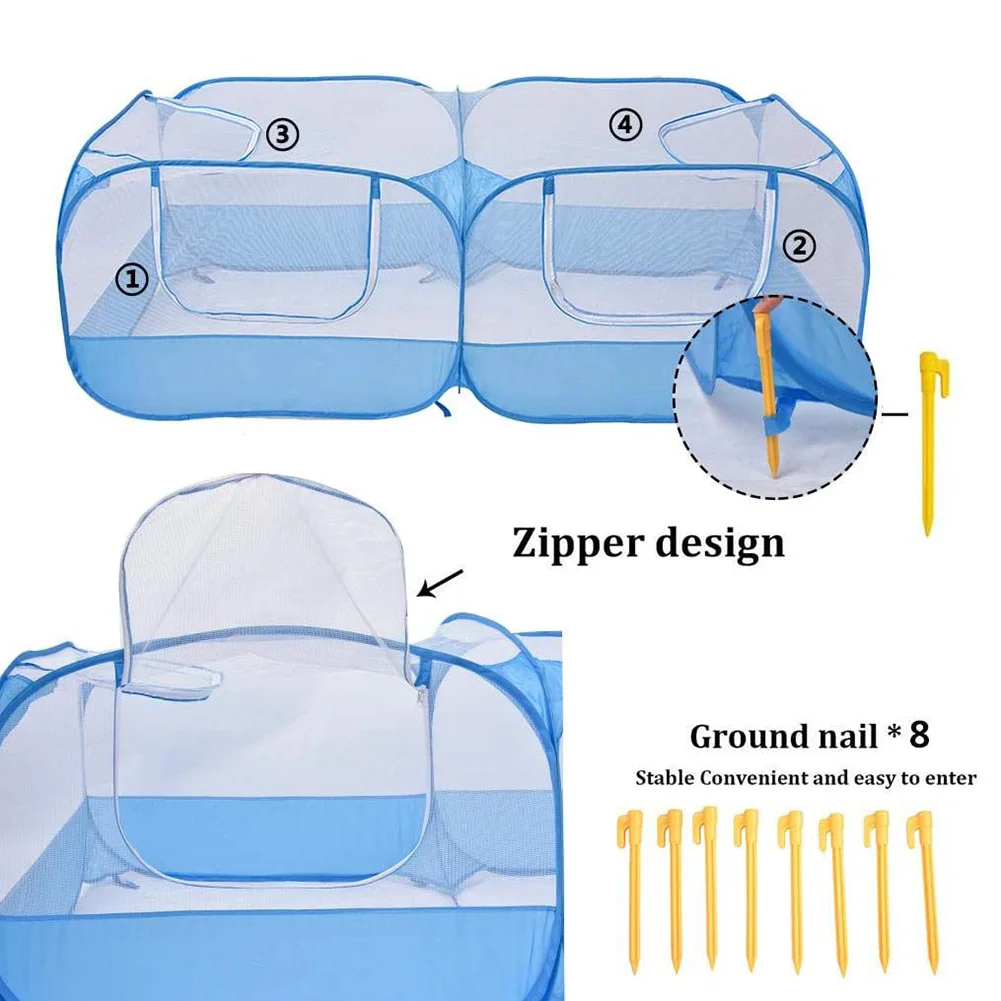 Высокое качество складная клетка забор палатка портативный дышащий для цыплят