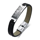 Vnox ID браслеты для мужчин для моего мужа Вы лучшая вещь, которая когда-либо случилась со мной люблю подарок для Него