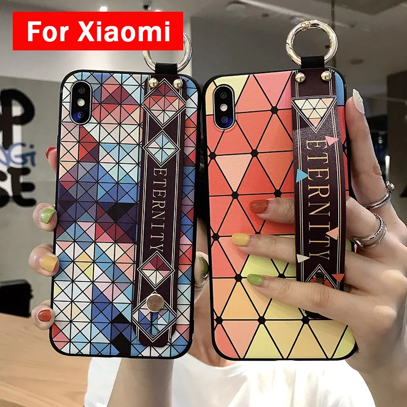 Новый чехол с ремешком на запястье для телефона Xiaomi Redmi Note 5 5A 6 7 4X 8 9 5X CC9 A3 Lite K20 Pro
