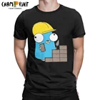 Строитель Суслик Go Язык футболка для мужчин Golang Новинка хлопковые футболки с круглым вырезом с коротким рукавом Футболка идея подарка Топы