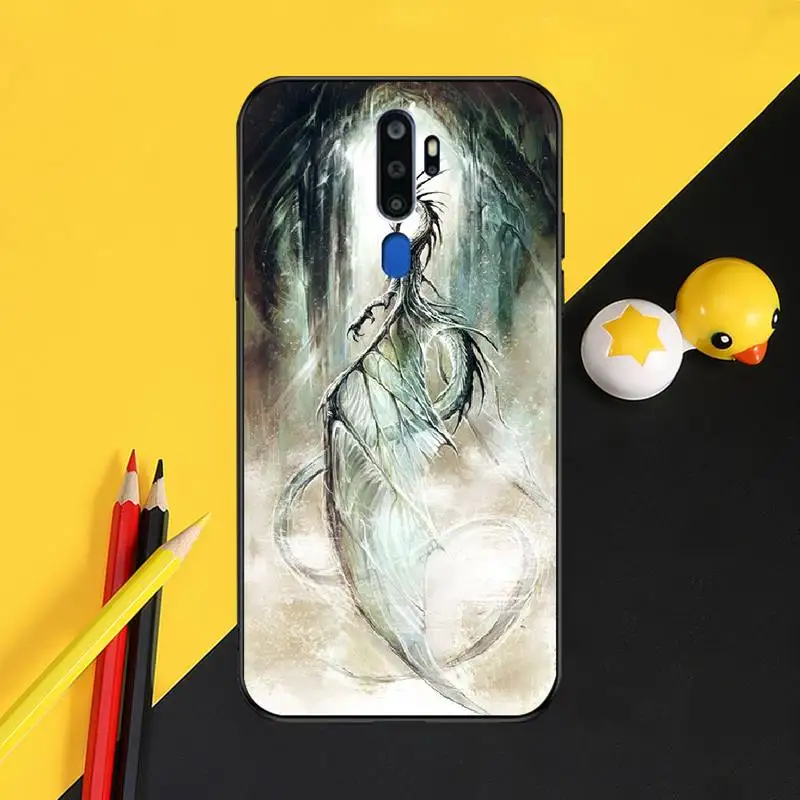 Мягкий чехол PENGHUWAN для Oppo A5 A9 телефона A11x A71 A73S A1K A83 с изображением дракона на заказ