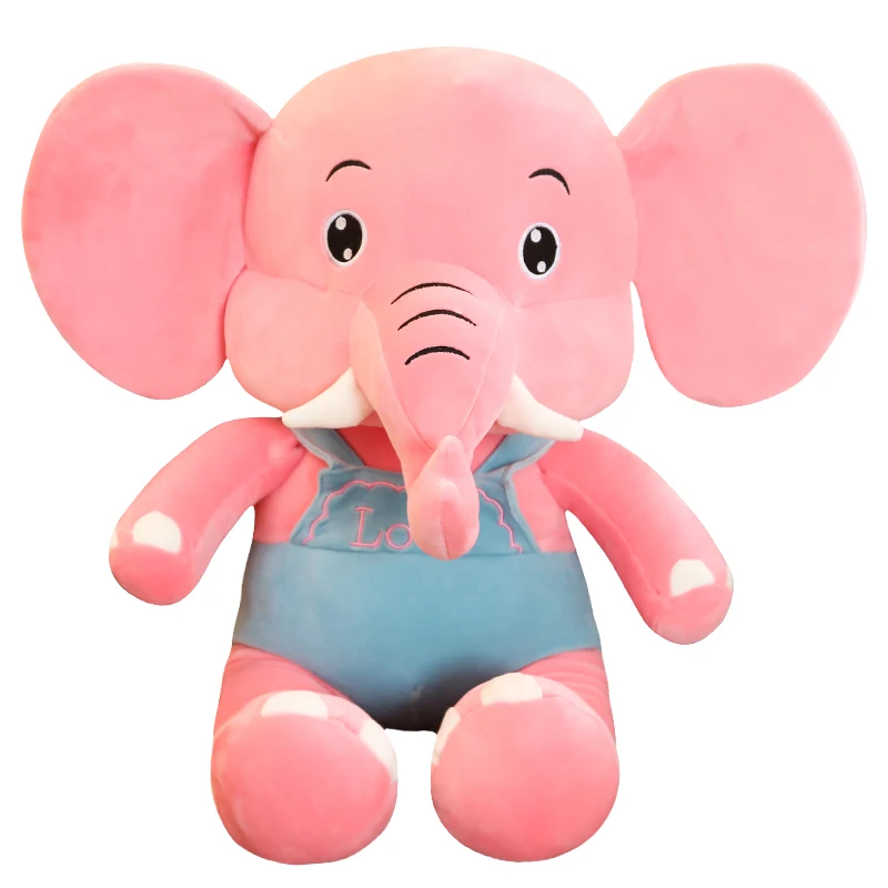 1pc Dropshipping Epacket shopify service Elephant plush toy Strap elephant doll Soft body elephant plush toy appeaselike pillow