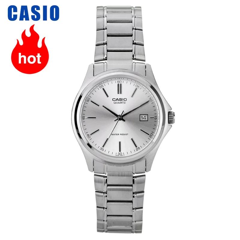 Мужские часы Casio со стальным указателем простые деловые с календарем мужские