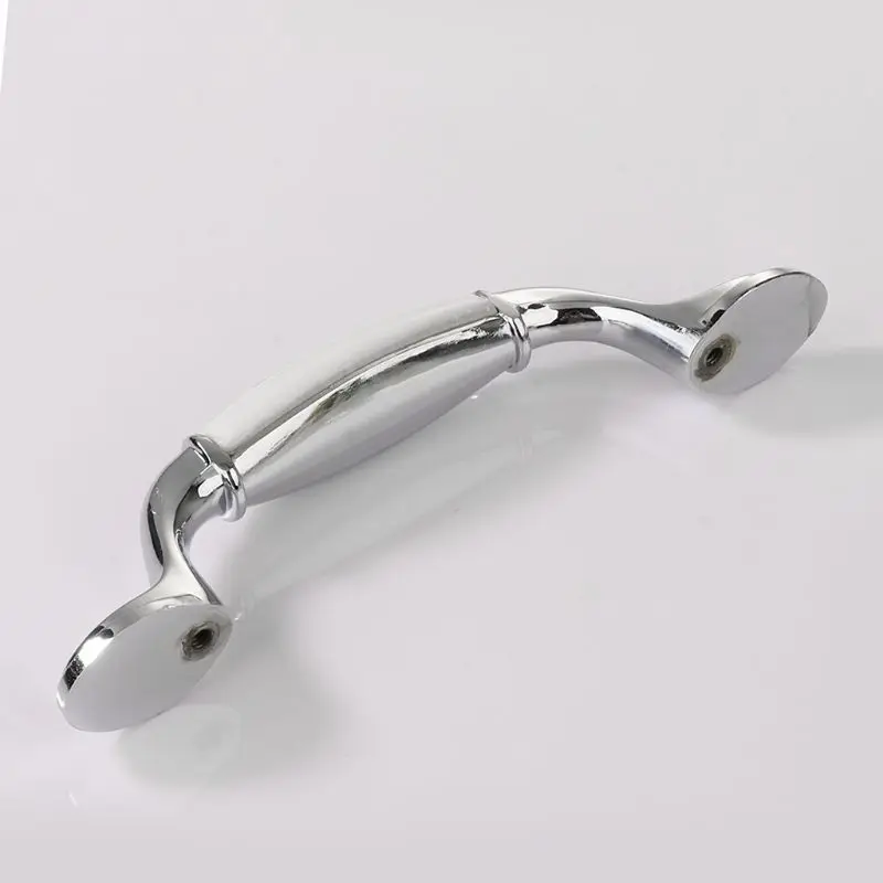 Европейские пасторальные керамические минималистичные ручки с принтом тюльпана