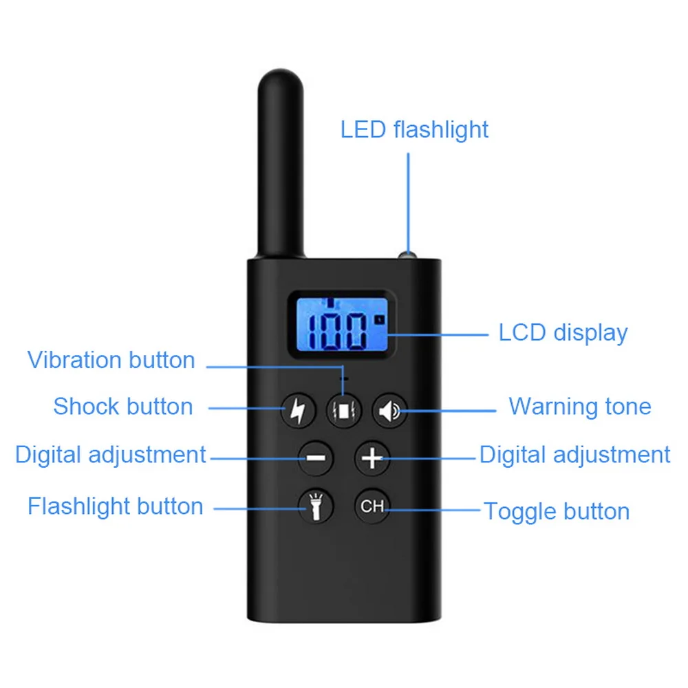 Ошейник с защитой от влаги ожерелье электрическим разрядом 300 м ошейник для