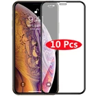 Защитное стекло, закаленное стекло для iPhone XrXs MaxX66S Plus78 Plus12 PRO MAX12 MINI11 PRO, 10 шт.