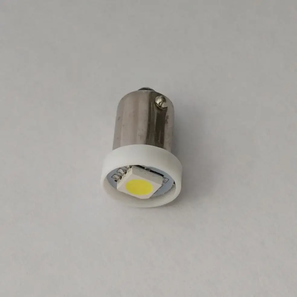 Бесплатная доставка высокая яркость BA9S 1 SMD 5050 один чип 0 2 Вт AC6.3v пинбол led машина