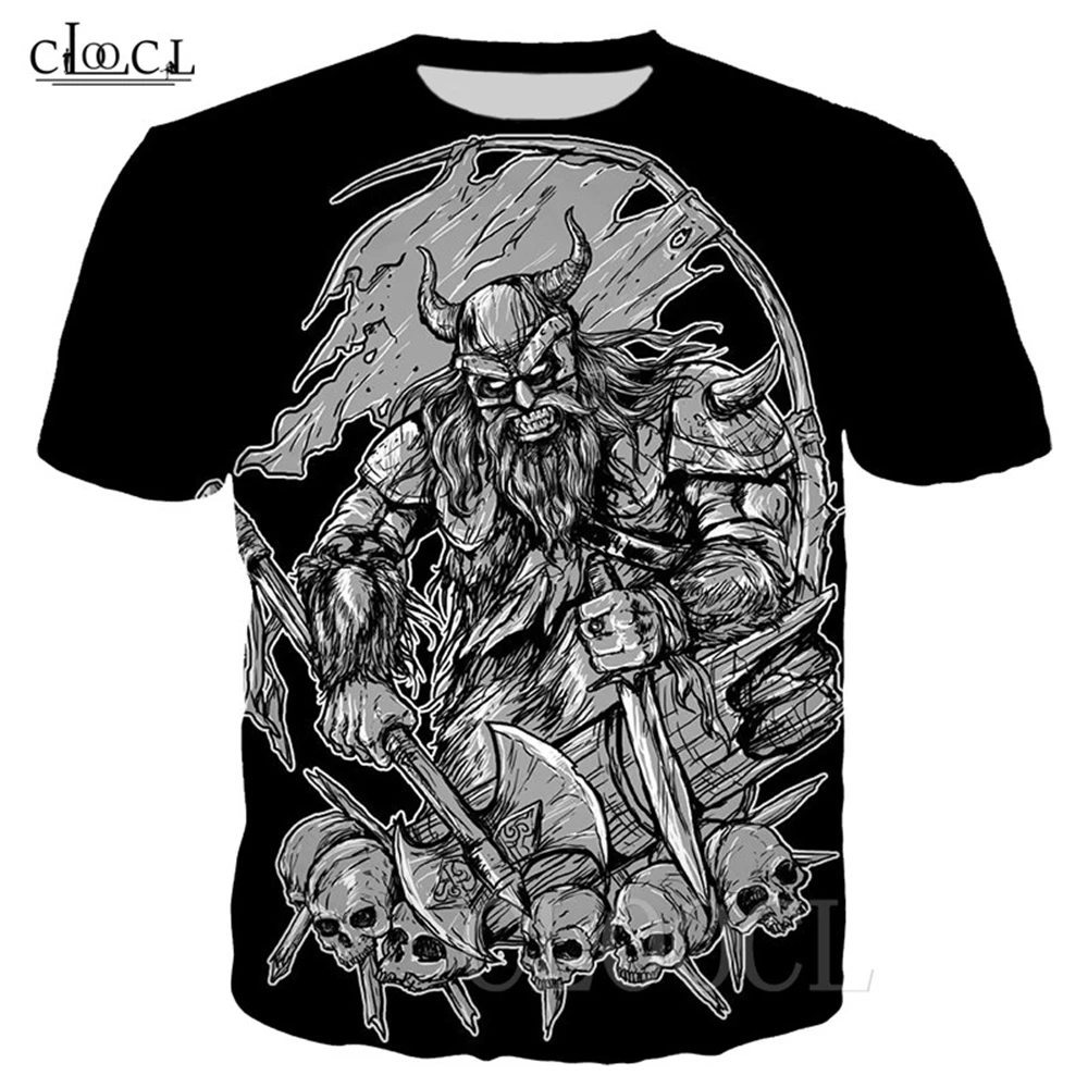 T Shirt 12 Скандинавский Викинг, тату-арт, Череп, футболка для женщин и мужчин, пираты, 3D принт, футболки, викинги, король, короткий рукав, повседневные топы, Прямая поставка - Цвет: T Shirt 12