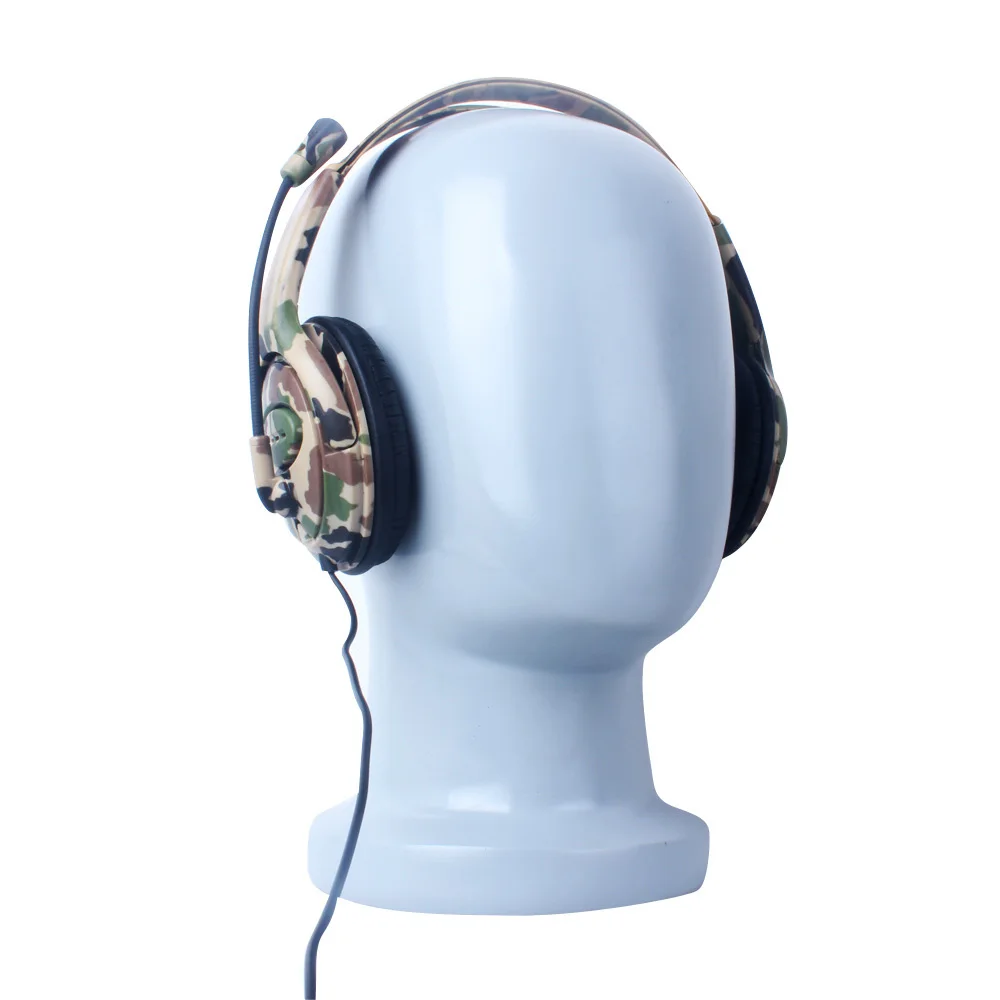 Игровая гарнитура проводные стереонаушники для Sony PS4 камуфляжные наушники с