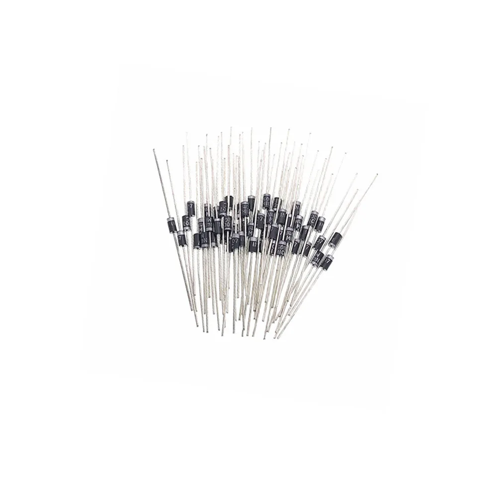 50PCS/LOT 1N54011N5402 1N5404 1N5406 1N5408 DO41High Quality Rectifier Diode D-41 DIP New IN5401 IN5402  IN5404 IN5406 IN5408