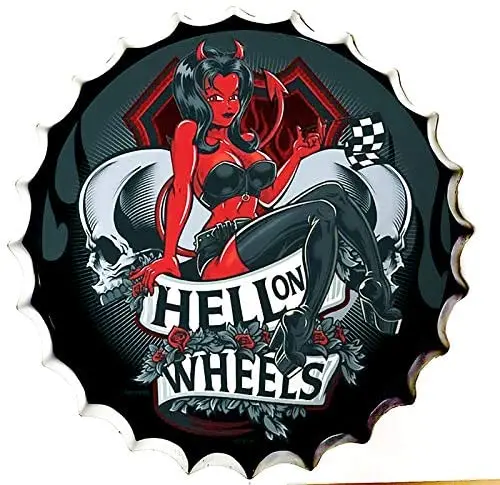 

Жестяная крышка для бутылки, металлическая жестяная вывеска, круглые металлические вывески для дома, кухни, бара, кафе, заправочной станции,...