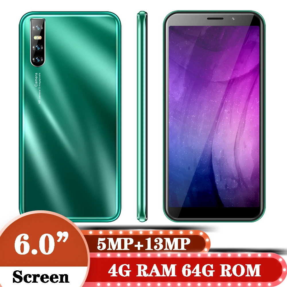 Смартфон M10 Pro глобальная версия 4 ядра + 64 ГБ 6 0 дюйма камера 13 МП | Мобильные