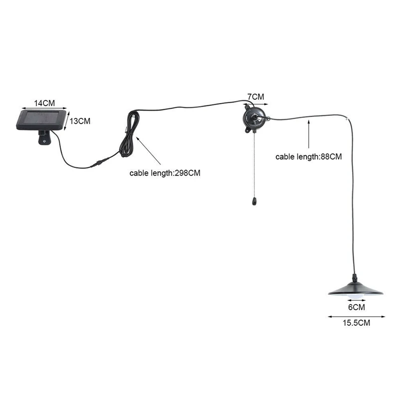 Подвесной светильник на солнечной энергии для сада|Подвесные светильники| |
