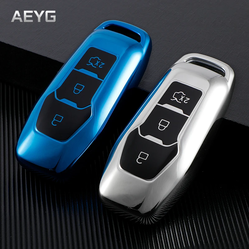 

TPU Car Remote Key Case Full Cover Holder For Ford Focus 3 4 ST Mondeo 5 MK5 Fiesta Ecosport Kuga MK3 MK4 Protection Accessories